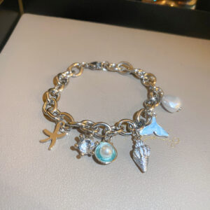 2# bracelet-environmental protection-silver pearl