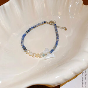 53# bracelet-blue butterfly
