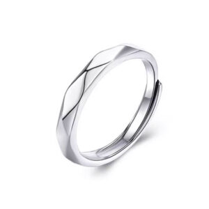 Demonstration of love (men's ring plain ring) / Platinum (opening adjustable)
