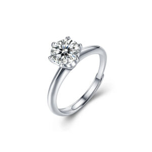 Declaration of pet love (female ring 1 carat) / Gold color (opening adjustable)
