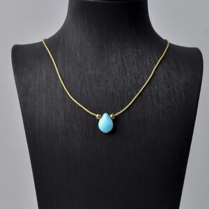 Turquoise drop necklace