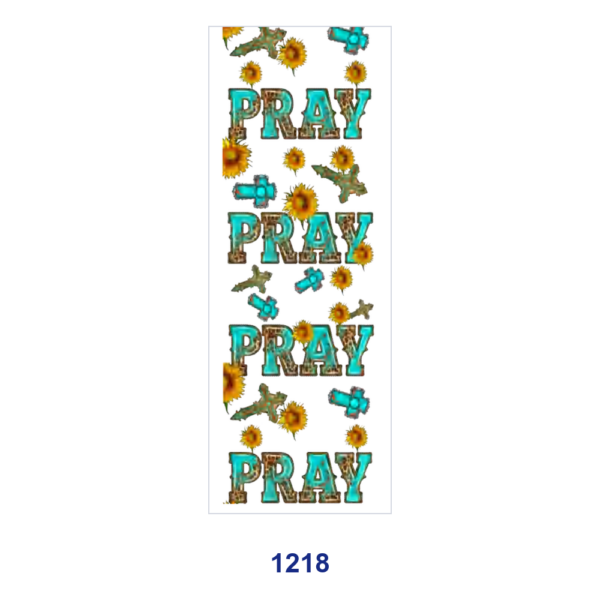 Wholesale 2/8/16pcs Summer Fruit Retro Rainbow Cute Floral Baby Animal Faith Text Print Pen and Bookmark Stickers UV DTF Wraps