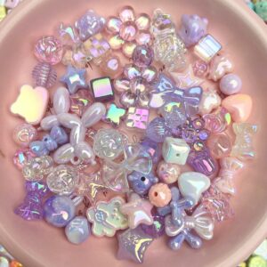 02-pink purple / Sold by gram