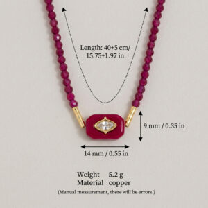 Purple necklace