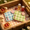 Wholesale Decorative Resin Tray Dollhouse Miniature Scene Decor DIY Craft Accent Fridge Magnet Pink