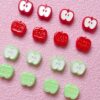 Wholesale Trendy Red Acrylic Beads for DIY Phone Charms Bag Hanging Accessories