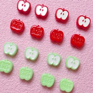 Wholesale Trendy Red Acrylic Beads for DIY Phone Charms Bag Hanging Accessories