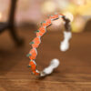 oly-011ce40eb1d4da9aa3cd3f8472b51552 Wholesale Halloween Pumpkin Vintage Metal Bracelet Jewelry Accessory For Women Party Gift