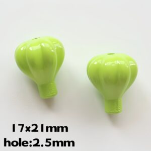 05-fruit green / See pictures for dimensions (sold by the piece)