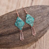 oly-024bb43d7210d3fa7f1cb5015e52fafd Wholesale Vintage Bohemian Carved Tassel Drop Earrings Silver Alloy Fashion Accessory