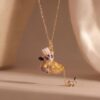 oly-02611dbbde0a05422355e622617c5241 Wholesale Chic Animal Pendant NecklaceElectroplating Copper Koala Kangaroo Sugar Glider Fashion Accessory Gift