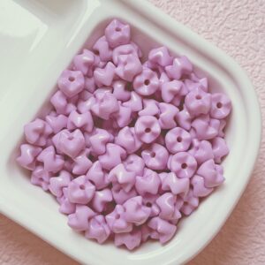 04-Purple / The size is about 10*6mm, the aperture is about 1.5mm