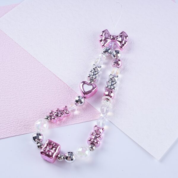 oly-03340c389e4e1b84fbe3407ba7b67491 Wholesale Bear Shaped Silver Electroplated Acrylic Beads for DIY Jewelry Making Phone Charms Bracelets Necklaces