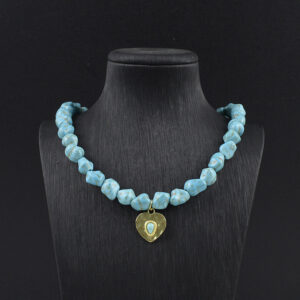 Love turquoise necklace