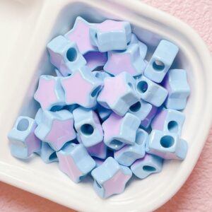 08-light blue / Size is about 16mm, hole diameter is about 5mm