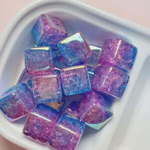 04-blue and purple / The size is about 16mm