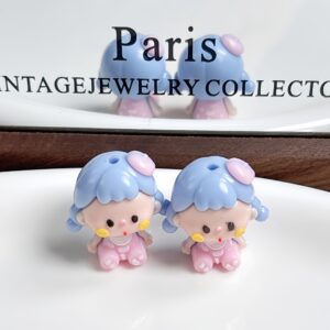 08-blue powder / Size is about 26*27mm (sold by the piece)