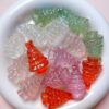 Wholesale Christmas Tree Acrylic Charm Pendant, Light Pink DIY Phone Charm and Car Key Accessory, Festive Bag Charm for Boutique Resale