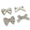 Wholesale Vintage Pearl Bow Charms, ABS Imitation Pearl DIY Phone Case Epoxy Resin Accessory