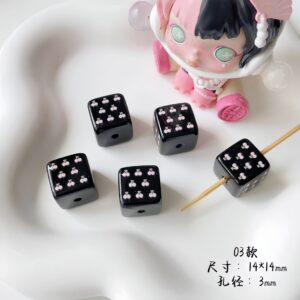 03-black cherry / See pictures for size (sold by the piece)
