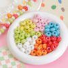 oly-04cd6874e629134670158c35c8db9df6 Wholesale Acrylic Colorful Abacus Spacer Beads Large Hole DIY Jewelry Accessory for Phone Charm Necklace & Hair Accessory