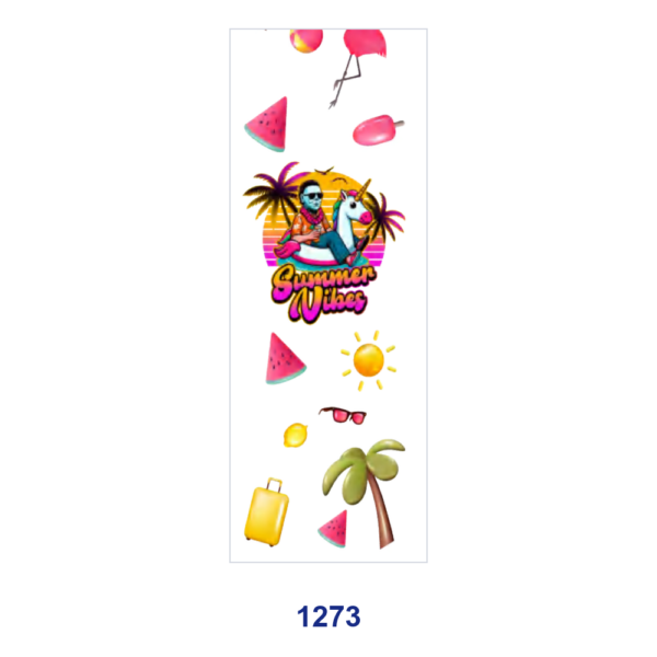 oly-04d4d0801ff8689f9b498bc16aa0cde7 Wholesale 2/8/16pcs Summer Holiday Skeleton Ghost Figure Watermelon Palm Tree Sun Travel Element Print Pen and Bookmark Stickers UV DTF Wraps OLY Exclusive