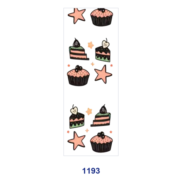 oly-04fc98c30b232de1a3484711d9f899dd Wholesale 2/8/16pcs Sweet Dessert Floral Sun Cloud Heart Food Print Pen and Bookmark Stickers UV DTF Wraps OLY Exclusive