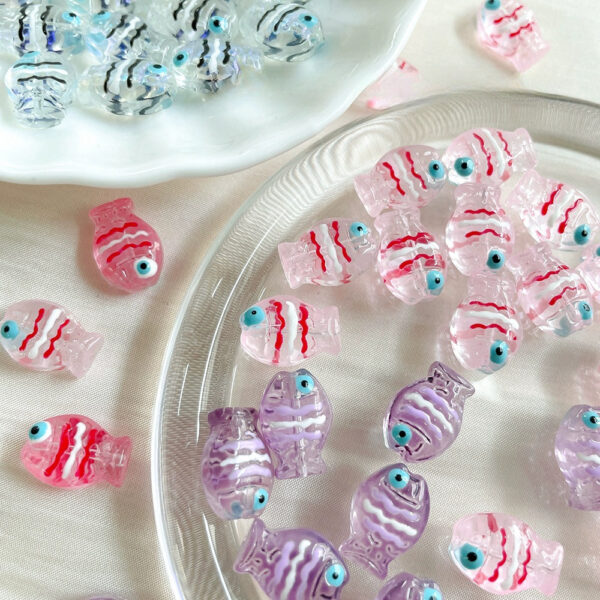 oly-05169110e35c60eaf36a0b8fdee9e04f Wholesale Cute Black and White Hand-Painted Loose Glass Beads for DIY Jewelry Making Bracelet Necklace Craft Supply Gift