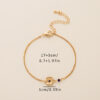 oly-059c9a44f26163a22aba9888ca86d846 Wholesale December Flower Bracelet Zircon Birthstone Pendant Bracelet Women's Zodiac Peanut Day Birthday Flower Color Preservation