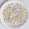 oly-05b0893072f05e1457e7139c851cc635 Wholesale Two-Tone Acrylic Hollow Heart Beads DIY Jewelry Accessory for Earrings, Phone Strap, Bag Chain – Boutique Resale