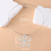 oly-05cf87f4989c22ce1701260bae31a55a Wholesale Retro Geometric Flower Choker Necklace Antique Silver Hollow Circle Design Fashion Decorative Jewelry Boutique Gift