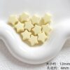 oly-05e74428450feac2a351588a5eef57ae Wholesale Colorful Painted Five Point Star Acrylic Beads DIY Accessory for Phone Charms Keychains Bag Charms Gift or Boutique Jewelry Craft