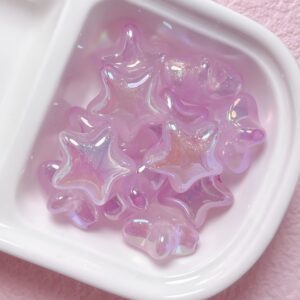04-light purple / Size is about 22mm, hole diameter is about 2.8mm