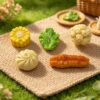 oly-0663c1ed41e265cd792debbf86af86ad Wholesale Resin Breakfast Food Charms DIY Accessories Hong Kong Dim Sum Baozi Youtiao Keychains for Bags and Car Keys