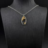 oly-0669991e776d79a7e0881400eb9f7e22 Wholesale Elegant Oval Hollow Flower Pendant Necklace Fashion Jewelry Accessory For Boutique Gift Resale