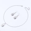 oly-067ea424dabf3539f1a3d304730c5191 Wholesale Retro Metal Shell Pendant Necklace And Earrings Set Beach Vacation Style Fashion Jewelry Accessory For Gift And Resale
