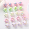 oly-06913761d021721034f5818bfe44c545 Wholesale Hand-Painted Acrylic Pink Star Beads with Back Hole for DIY Phone Charm Hair Tie Jewelry Making