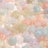 Wholesale Acrylic Loose Beads, Cute Flower Star Pink Multicolor, DIY Bracelet Making Fashion Jewelry Accessory