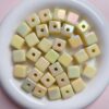 Wholesale Electroplated Acrylic Square Beads (14mm) for DIY Phone Straps, Keychains & Hair Accessories – Trendy Craft Supply