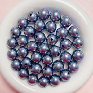 12-dark blue / Size is about 16mm, aperture is about 2mm