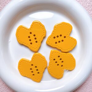 09-yellow / Size is about 42mm, hole diameter is about 2.5mm