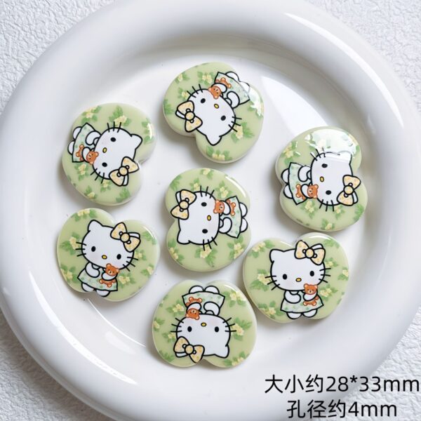 oly-071ffe0b1a94a8e8c7a81e97355b1421 Wholesale Acrylic Cartoon Cat Double-Sided Printed Beads for DIY Phone Charms, Keychains & Bag Charm Jewelry Accessory OLY Exclusive