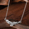 oly-07e4497a3c8dff82890ad1cb27571391 Wholesale Vintage Punk Eagle Letter Pendant Necklace Zinc Alloy Fashion Accessory For Everyday Layering