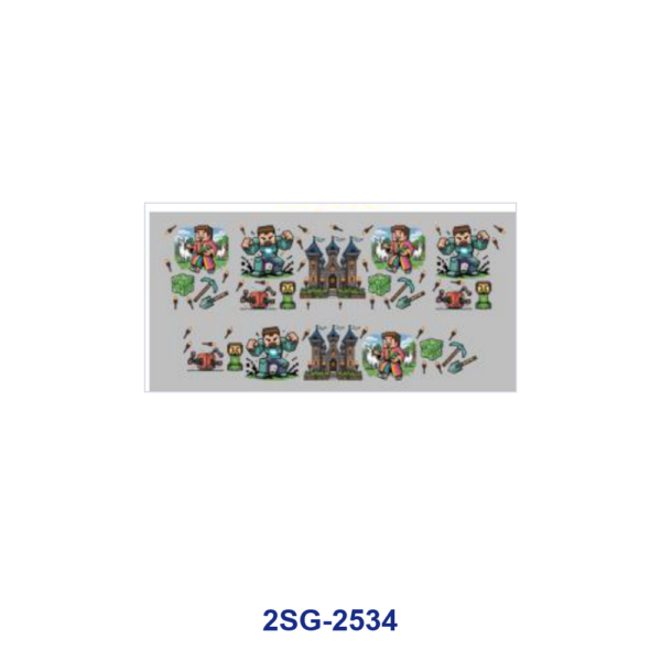 oly-07ee5aae51aab342f98c489b07e5b3b5 Wholesale 8pcs Game Character Bee Floral Pattern 3oz Cup Stickers Wrap OLY Exclusive