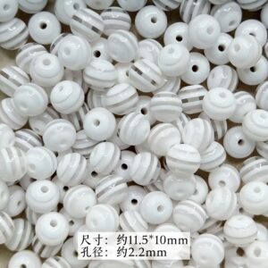 04-white / 8mm (sold by the piece)
