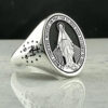 Wholesale Trendy Virgin Mary Vintage Alloy Ring For Women Religious Jewelry Gift
