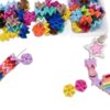 oly-08b117d0df6d488dab8955a4ae0daa9d Wholesale Stylish Painted Acrylic Wavy Beads for DIY Phone Keychain Bag Charm Light Pink