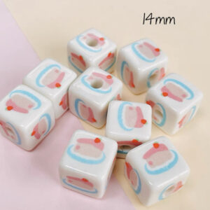 07-Pink Cake / Size: 13mm, Aperture: 4.3mm