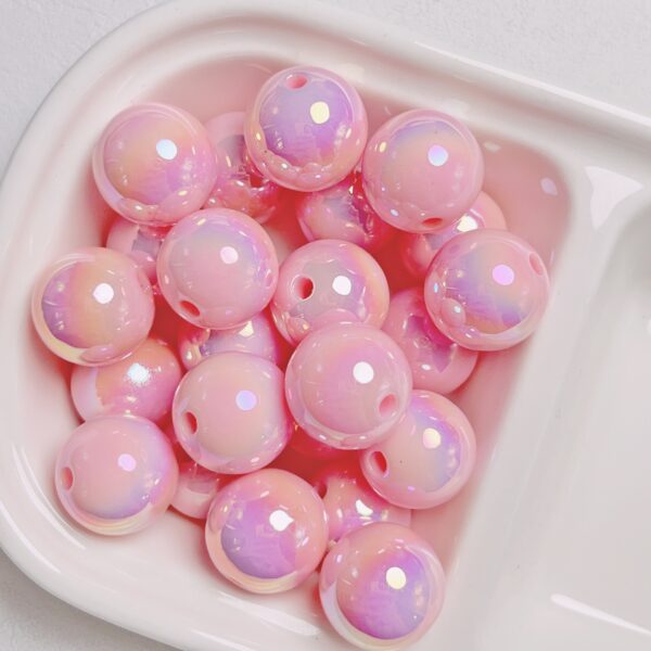 oly-08f5377b2b75df09cd2c4a3c019f4b33 Wholesale Acrylic Loose Beads Multicolor Shell Design DIY Jewelry Making Phone Charm Keychain Accessory