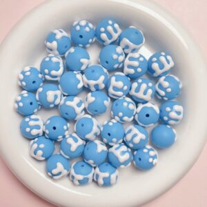 03-Lake Blue / The size is about 16mm